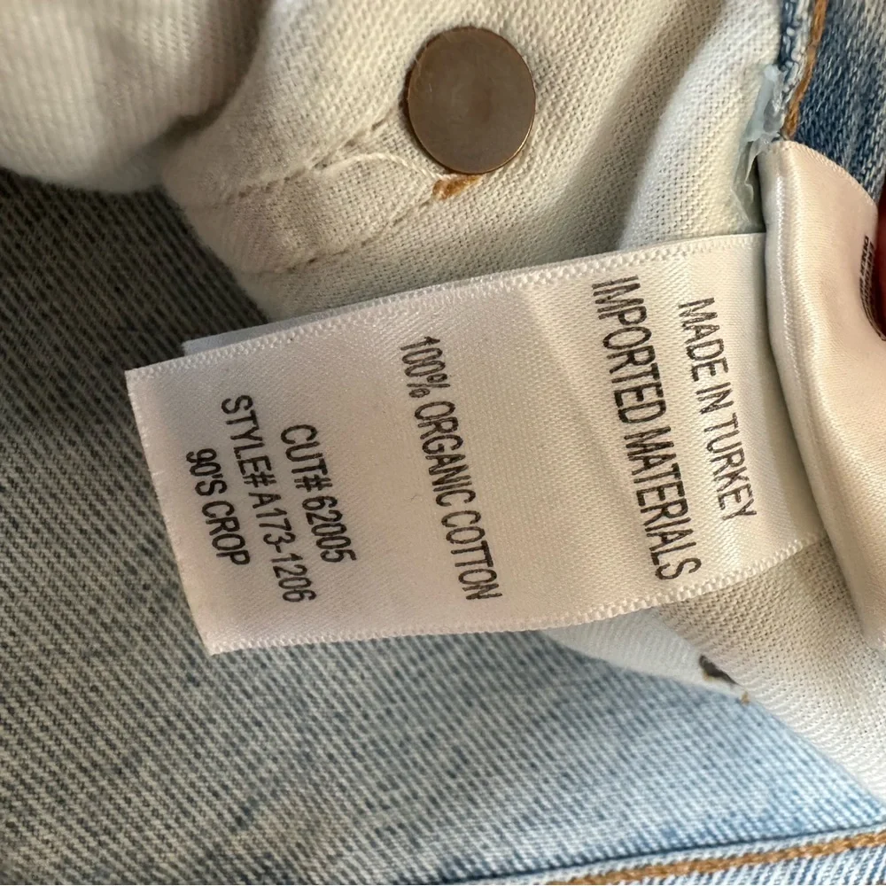 AGOLDE 90s crop mid-rise straight- 25 - Picture 8 of 10